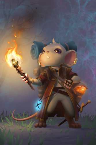 Timid Explorer Mouse