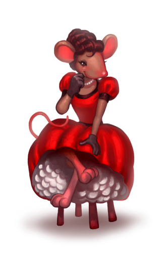 Saloon Gal Mouse