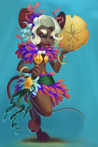 Sand Dollar Queen Mouse
