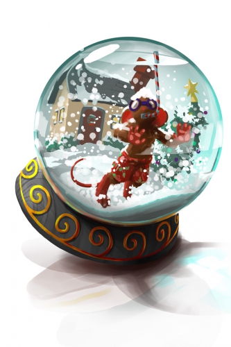 Snowglobe Mouse