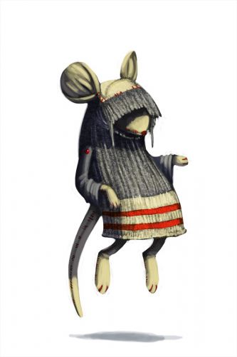 Sock Puppet Ghost Mouse