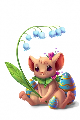 Spring Sprig Mouse