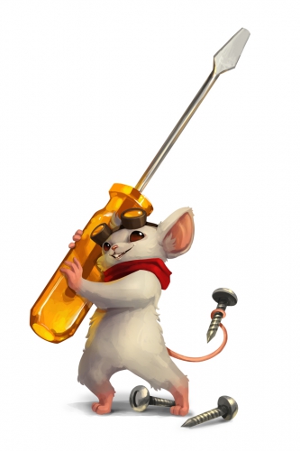 Tiny Saboteur Mouse