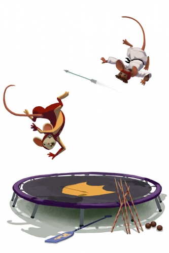 Trampoline Mouse