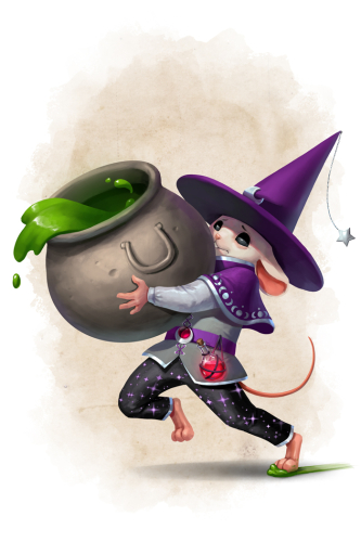 Uncoordinated Cauldron Carrier Mouse
