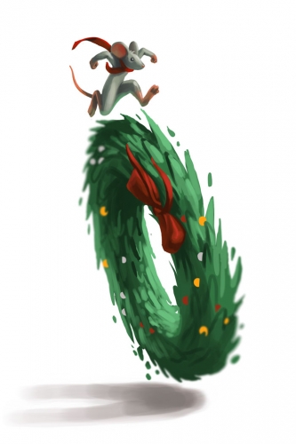 Wreath Thief Mouse